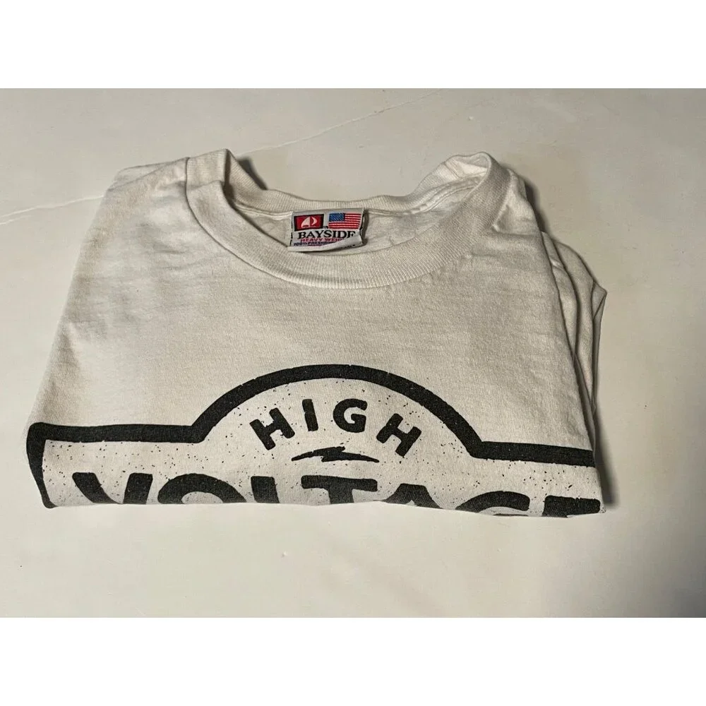 High Voltage Wear shirt mens XL short sleeve Union Made USA set of 2 Bayside - Picture 15 of 16